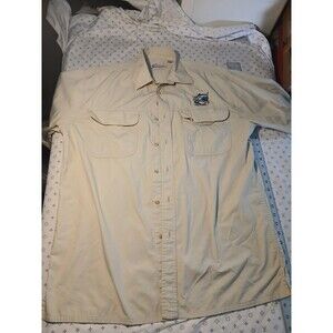 Worldwide Sportsman Angler Fishing Bass Shirt L